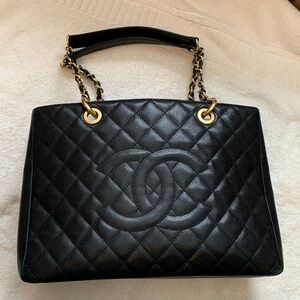 Chanel Black Quilted Caviar
Grand Shopping Tote